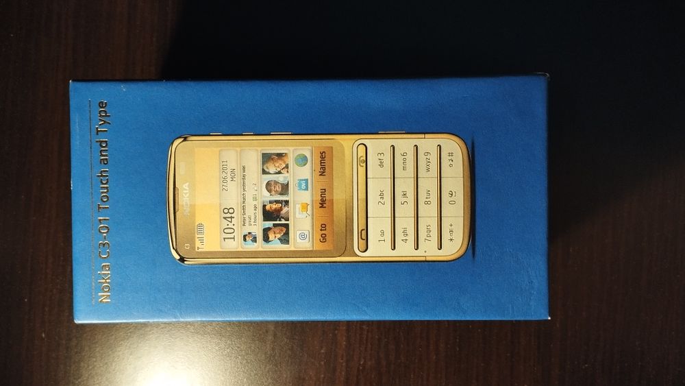 Nokia C3-01 Gold Edition оригинал с коробкой