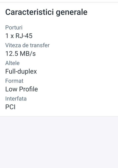 Placa de retea D-Link DFE-528TX
