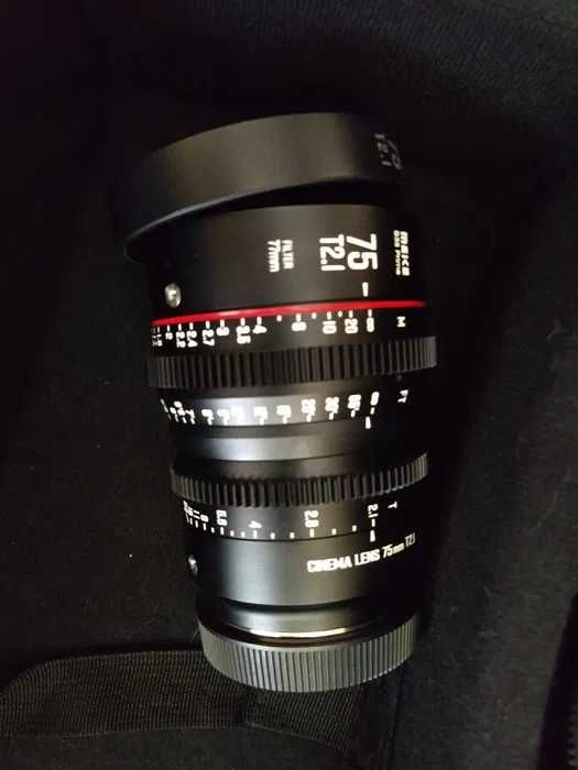 Meike S35 Prime EF 35, 50, 75 - 3бр. кино обективи