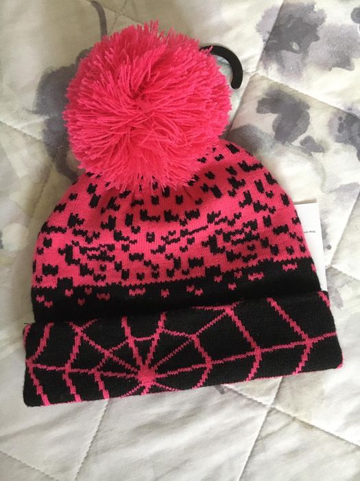 плетена, зимна, детска шапка