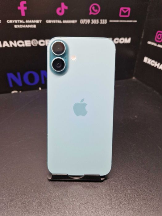 Apple iPhone 16 Plus Teal, 8GB RAM, Capacitate de Stocare 128GB