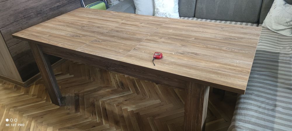 Голяма разтегателна холна мдф маса