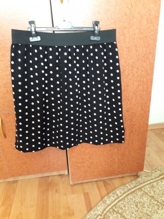 Fusta bumbac cu buline