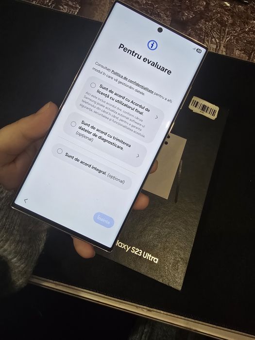 Vând Samsung S23 Ultra Lavandă