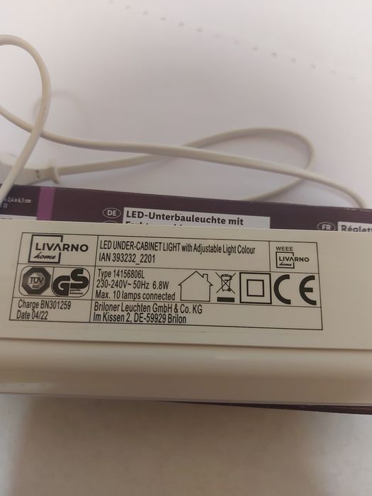 Corp de iluminat cu LED pentru bucatarie, Livarno Lux, 54cm