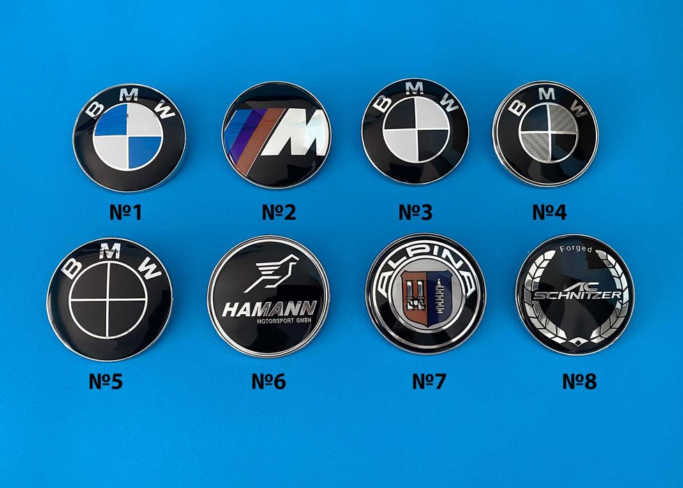 Bmw емблема Бмв - 82 / 74мм - Немска e60 e90 e61 e65 x3 x5 e92 e39 e46