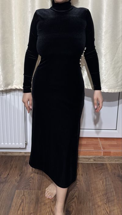 Rochie din catifea fina