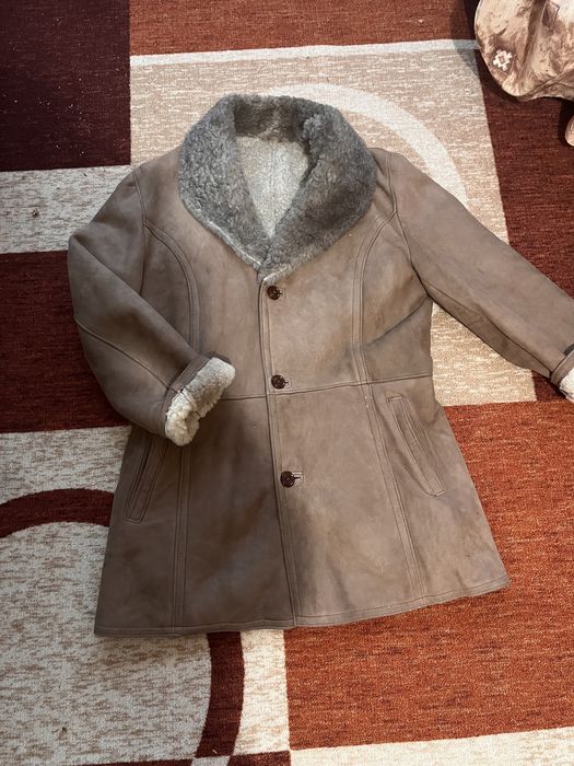 Кожух естествена агнешка кожа