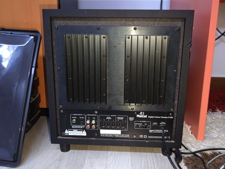 Subwoofer Activ Magnat Digital 5100 – Putere 350W – Amplificare 5.1 Integrată (5x50W) + Intrare Digitală