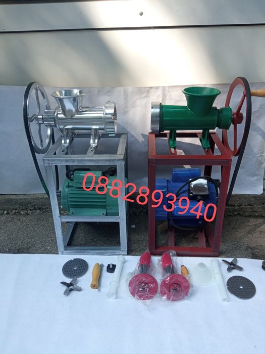 Месомелачка номер-32+Електромотор с стойка 1.5kw/2.2kw