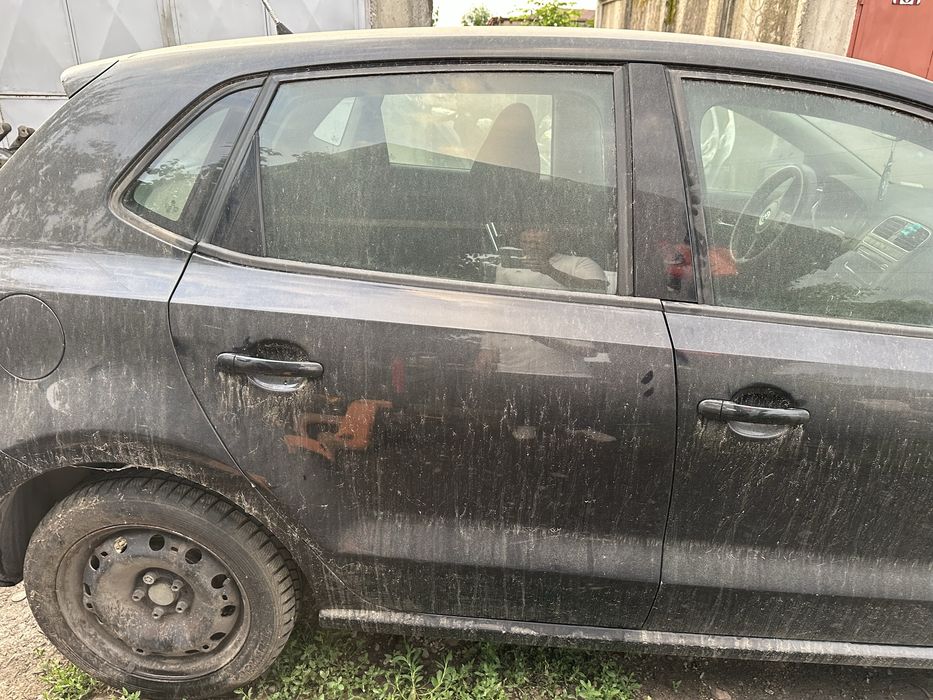 Usa portiera Vw Polo 6R 6C negru LC9X stanga dreapta fata spate haion hayon bara capota aripa oglinda airbag 1.6 tdi cay motor 1.2 cbz cutie nbw kfk