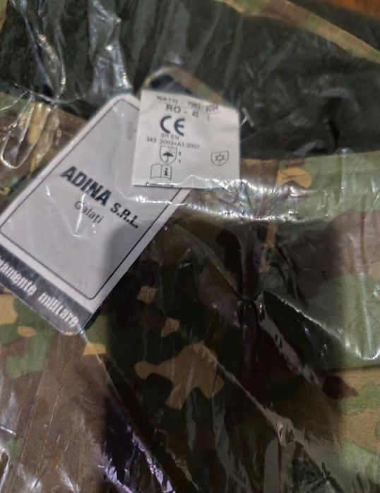 Scurta / Geaca cu gluga militara camuflaj COMBAT, marimea 48 talia 1