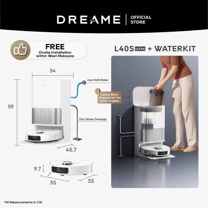 Робот пылесос Dreame L40S Pro Ultra