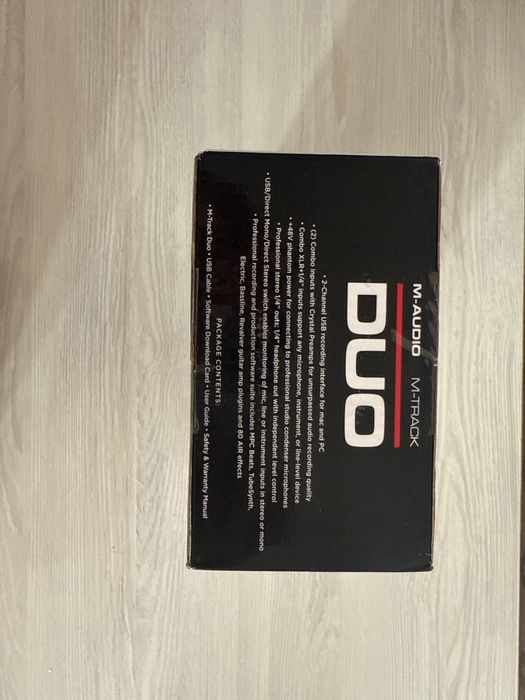 M-audio M-track duo - Новый!