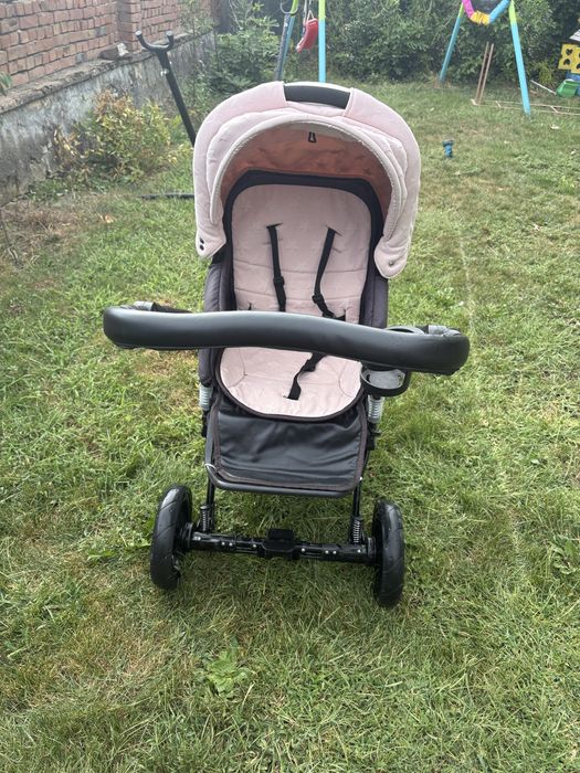 Продавам детска количка Lorelli Rimini Premium 3 в 1 Cameo Rose Stars