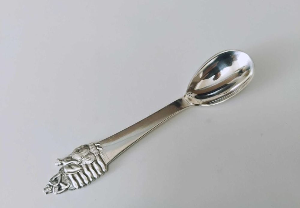 Lingurita copii  din argint 830 HC Andersen, Danemarca
