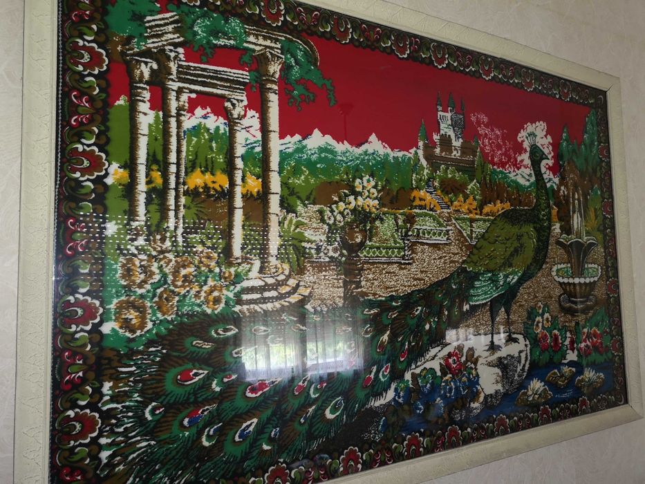 Картина от соца с паун