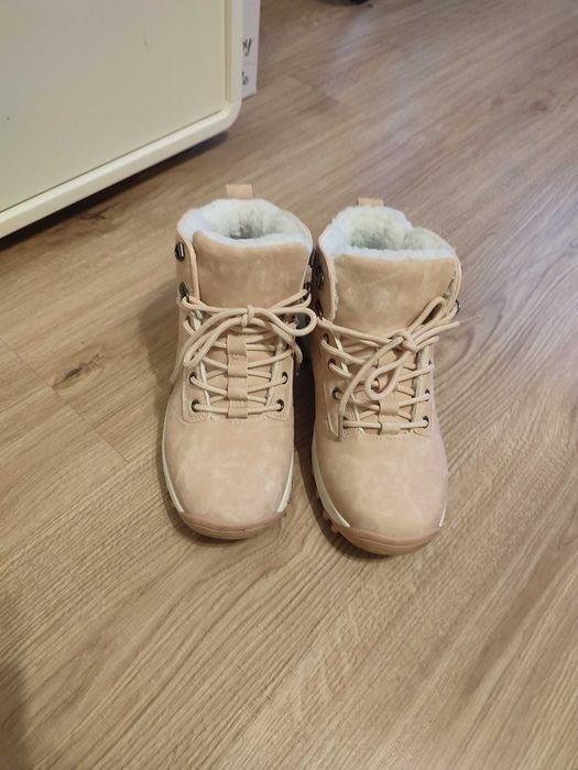 Дамски обувки, зимни, обувани веднъж, розови