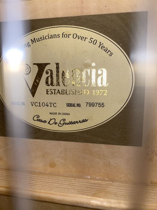 Гитары Валенсиа Вк 104ТС
