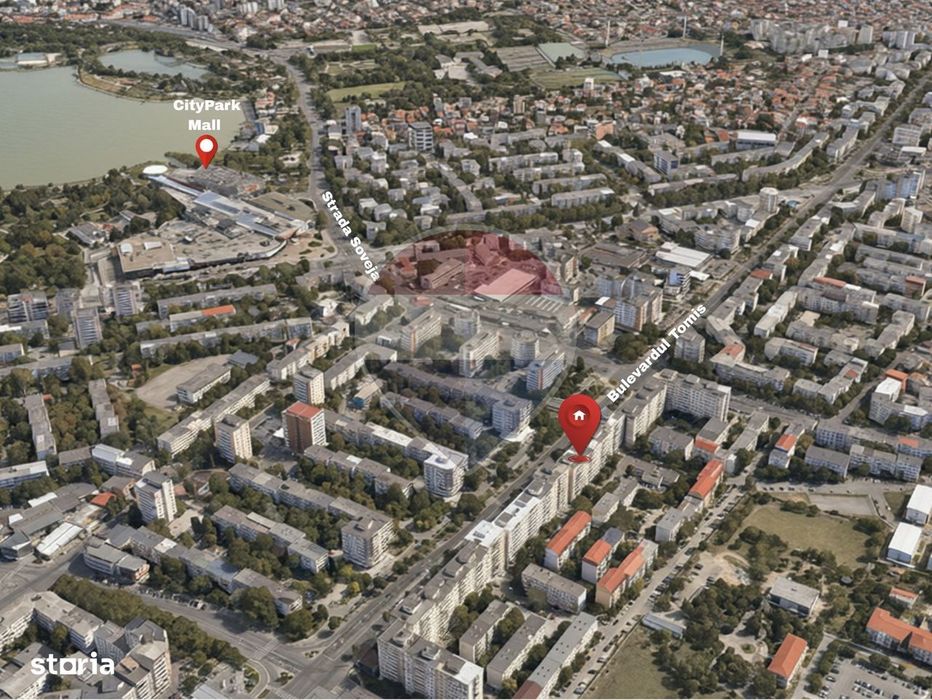 Apartament 2 Camere Decomandat | Zona Tomis III – City Park M