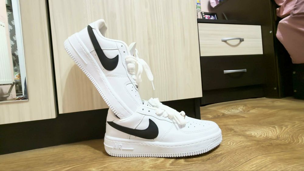Nike Air Force 1 White/Black №36 – Отлично състояние