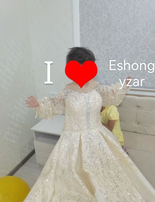 Келин куйлак биссер кулда тикилган келиштираман нархини тикилган