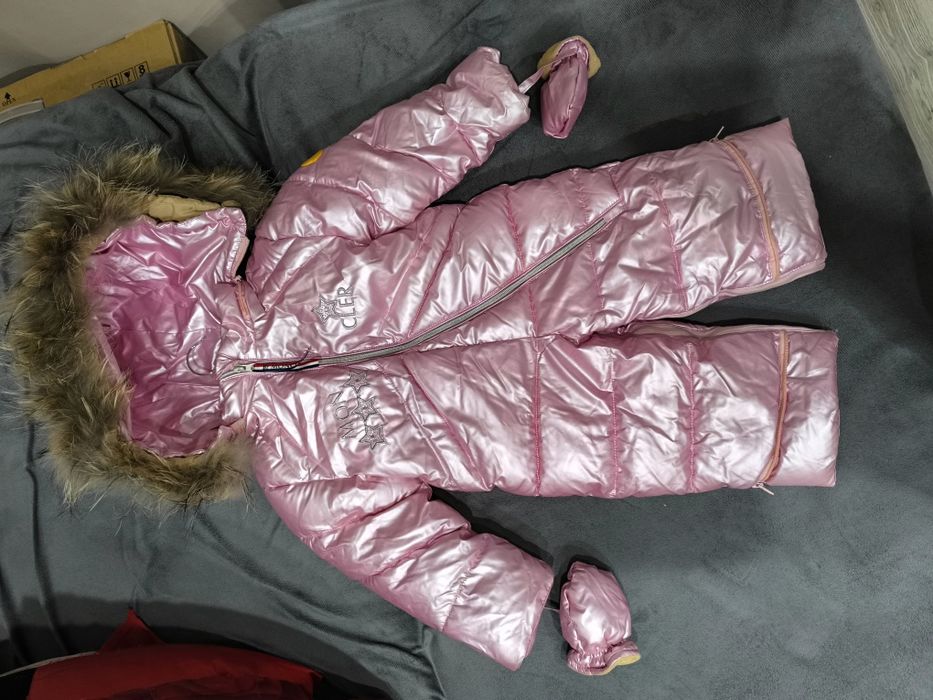 Детский зимний комбинезон-трансформер