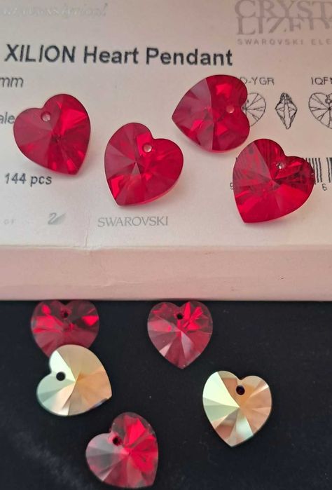 Swarovski Elements кристални сърца