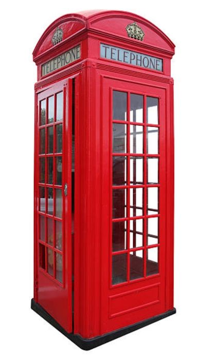Телефонная будка.