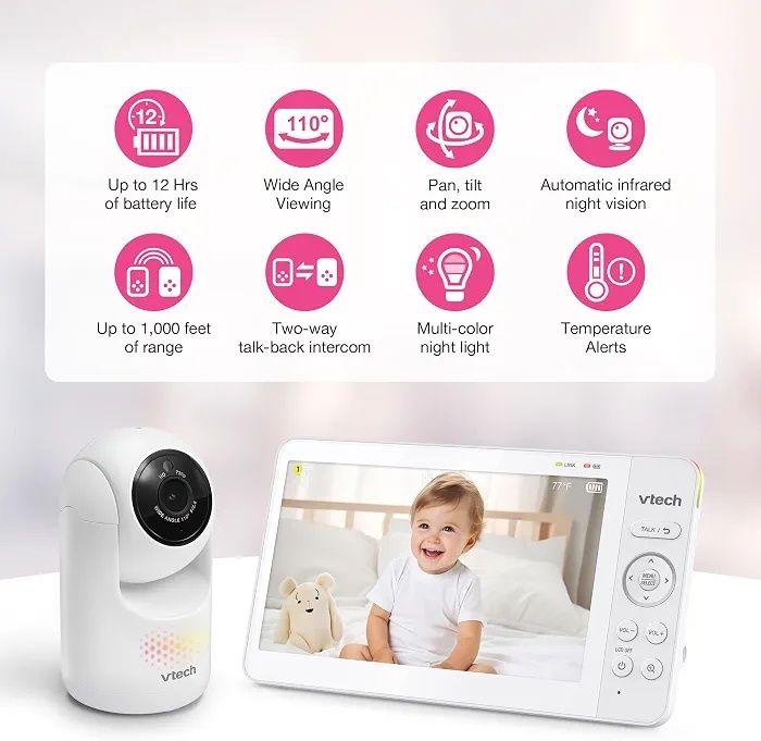 Радионяня Видеоняня Vtech Advanced HQ Max 7 inch 360 camera