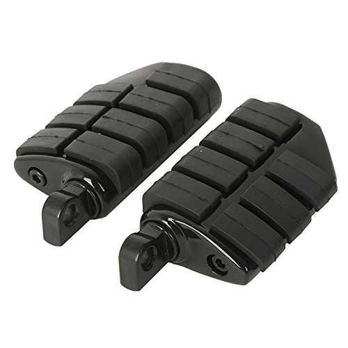 Мотоциклетни стъпенки 10mm, ударопоглъщащи, за Harley Road King/Sportster – черни