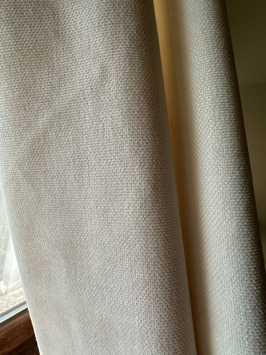 Set Draperii bej semiopac, două bucăți