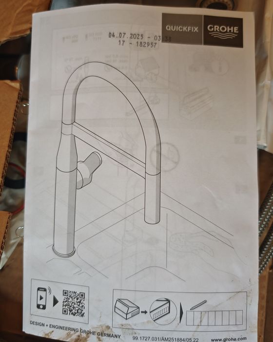 Смесител за кухненска мивка Grohe Get Professional