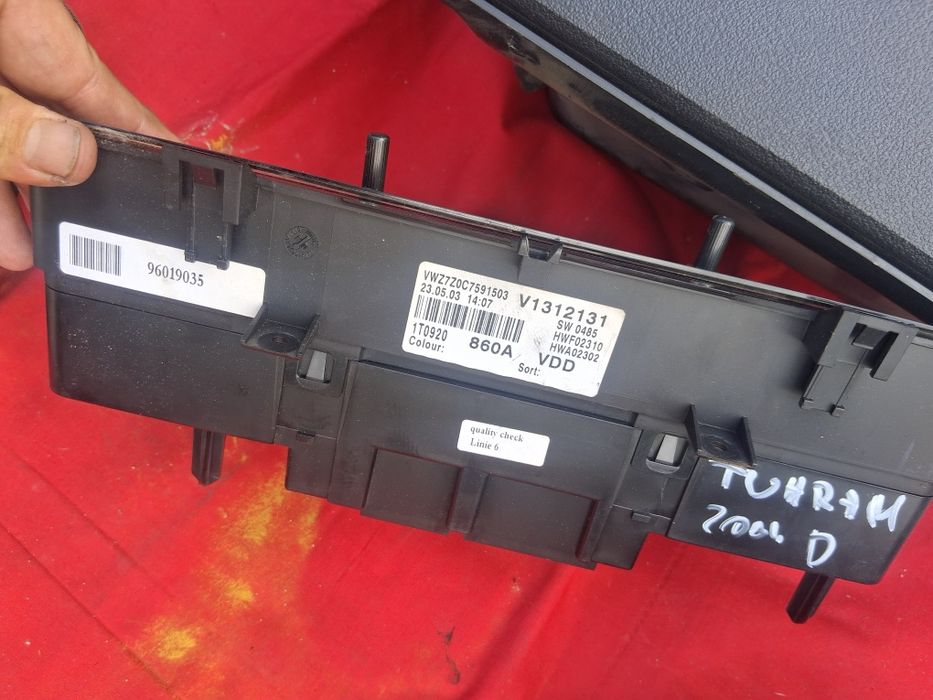 Километраж vw touran 1,9 tdi