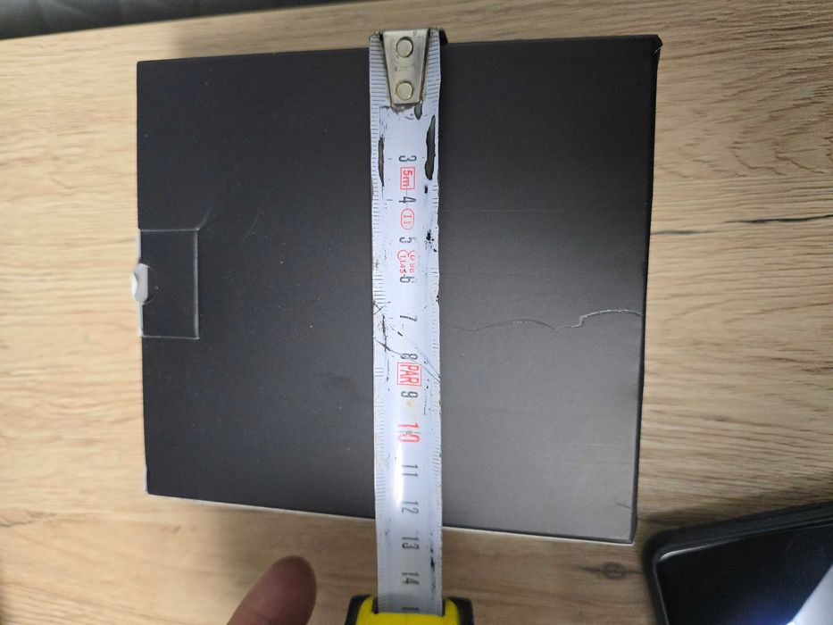 Nou - Cutii negre cadou 12x13x4 cm cu nchidere