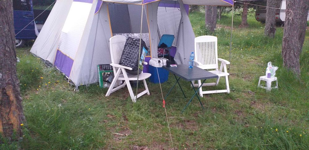 Палатка гумирана 4 местна