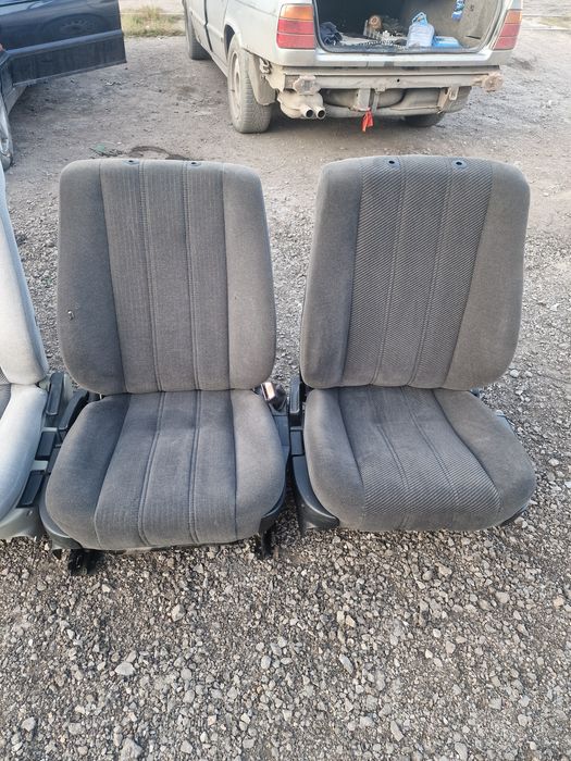 Сиденья Бмв е34 салон кожа велюр