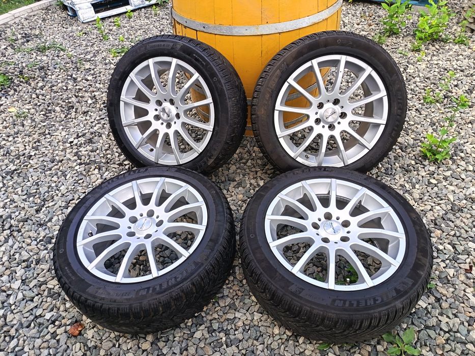 Vând jante aliaj 17" 225/50R17 Michelin 5x112