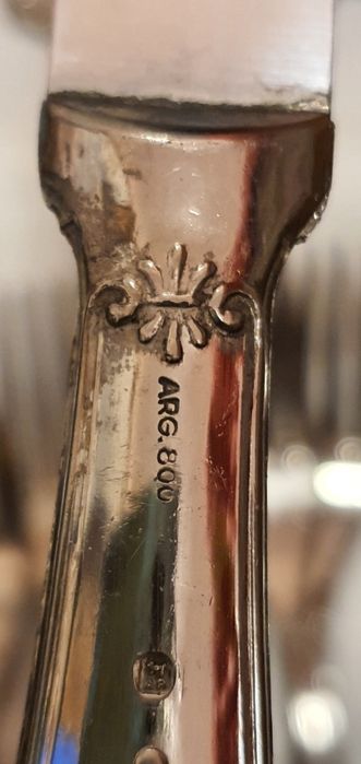 Посребрени прибори Arg 800 48 части