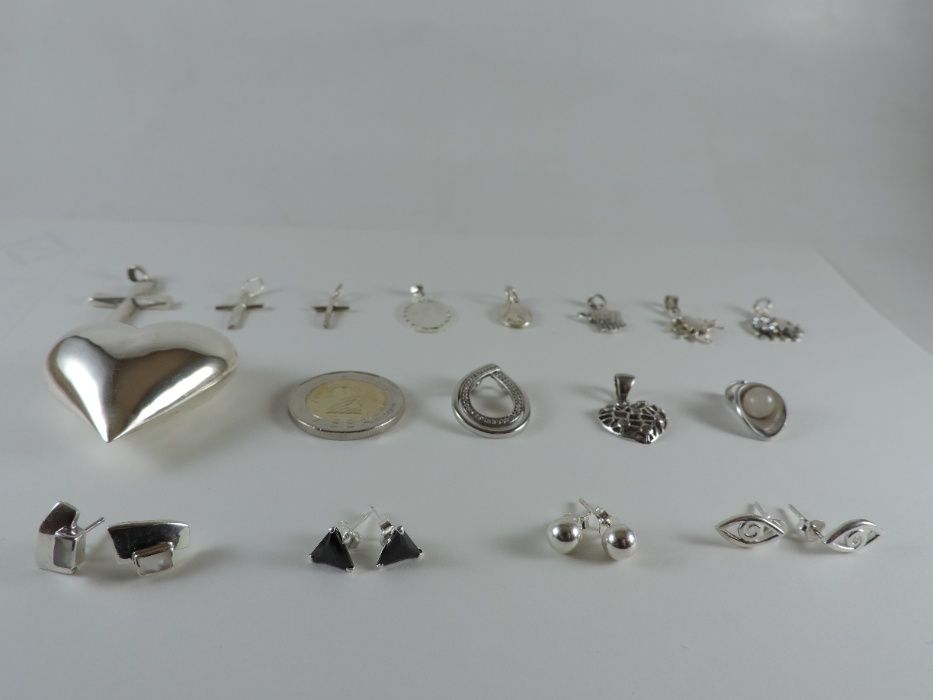 Сребърни висулки и обеци ЛОТ