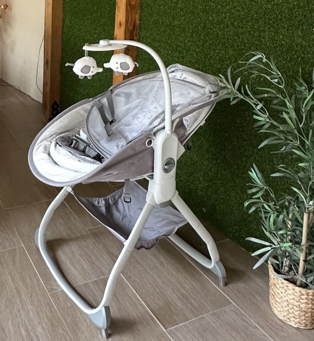 Бебешко легло-шезлонг 6в1 ABBA Сиво