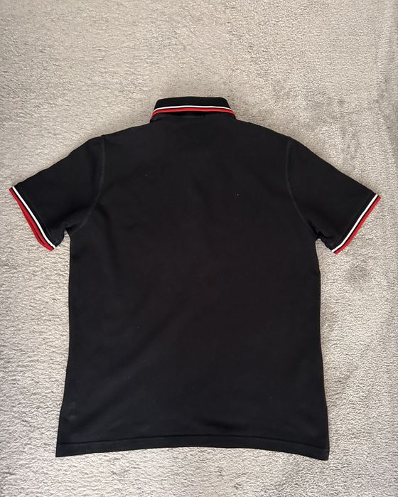 Fred Perry Twin Tipped Polo Shirt Black/Dusky Blue/Strawberry Cream XL