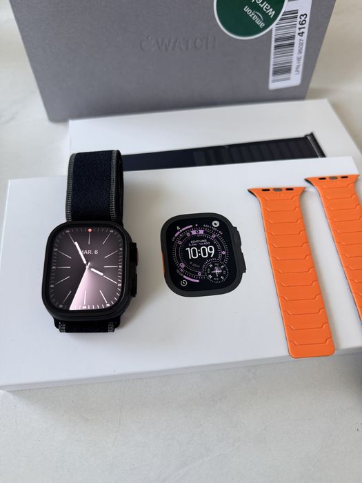 Apple Watch Ultra 3 49mm Black Titanium – 4 curele