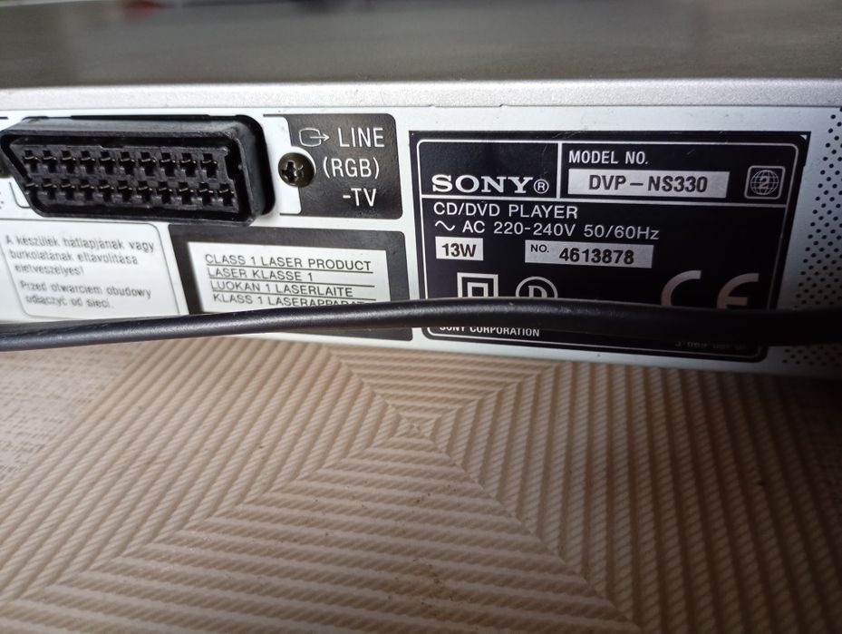 Dvd Sony DVP-NS 330