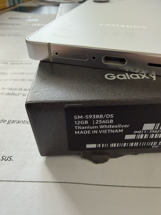 Samsung S25 Ultra eMag factura garantie ca NOU