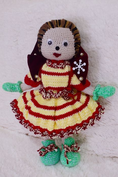 Păpușă Croșetată Crăciuniță