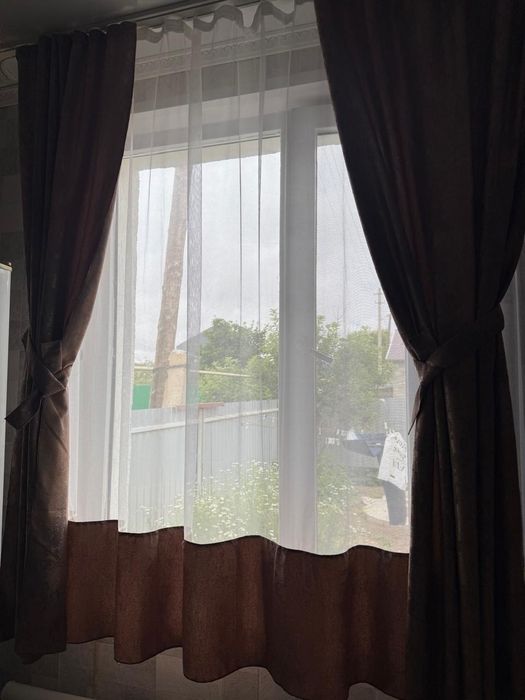 Продам шторы с тюлем