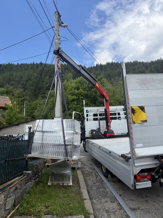 Транспортни услуги с камион и кран!