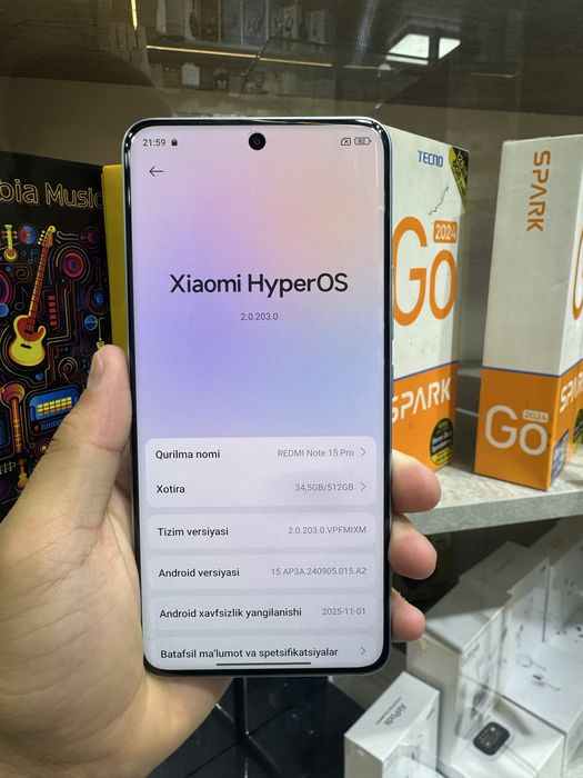Redmi note 15 pro 512 gb yengii