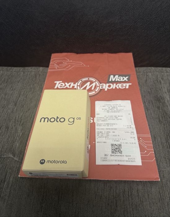 ЧИСТО НОВ 128GB Motorola g05 Техномаркет Гаранция 2027г. Green